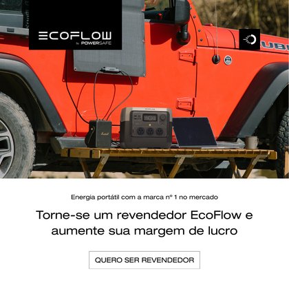Criativo EcoFlow — energia para o dia a dia
