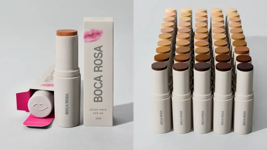 alt text: produtos Boca Rosa após rebranding
